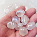 Aura Rose Quartz Tumbles - The Bead N Crystal & Enclave Gems