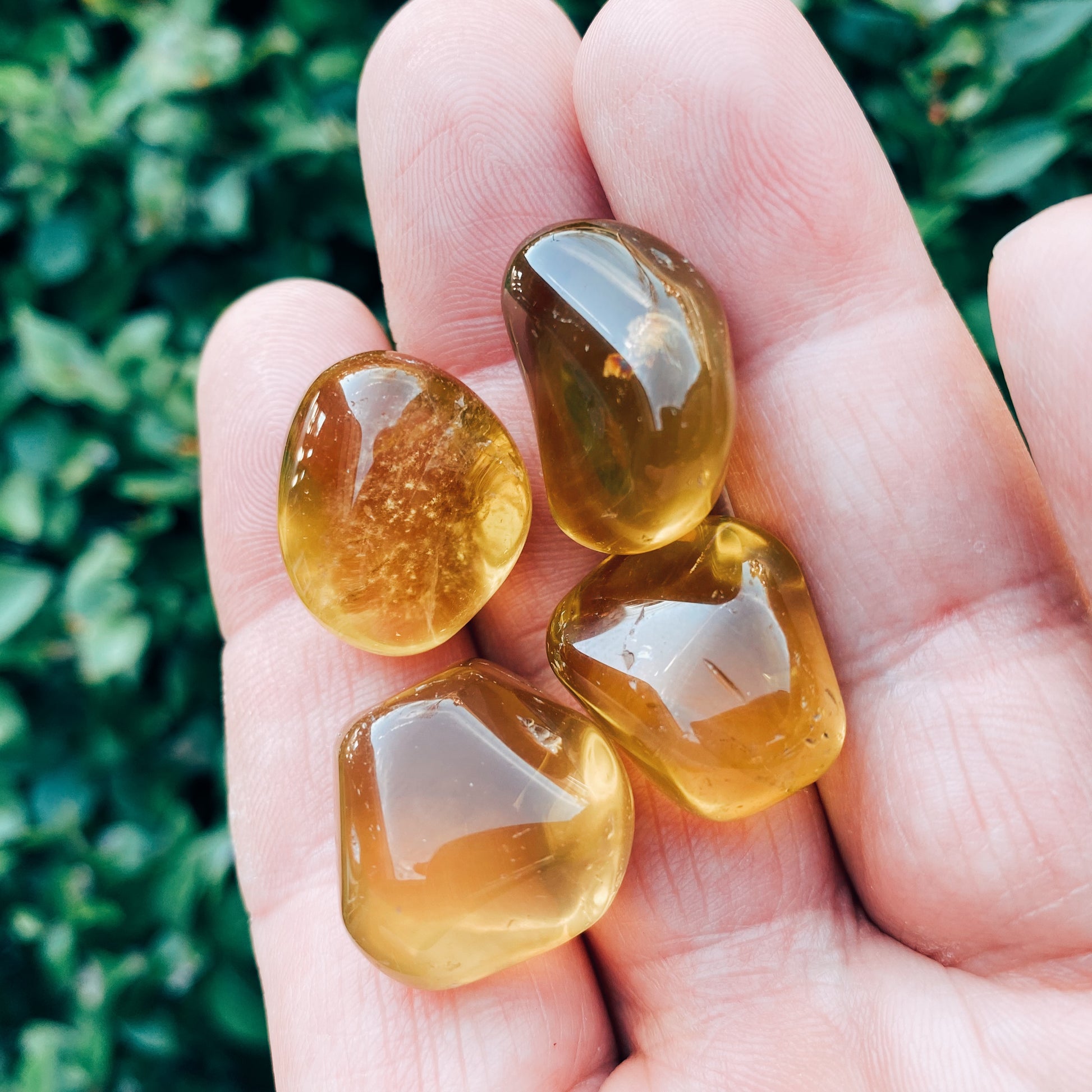 Whiskey Quartz Tumbled Stones - The Bead N Crystal & Enclave Gems