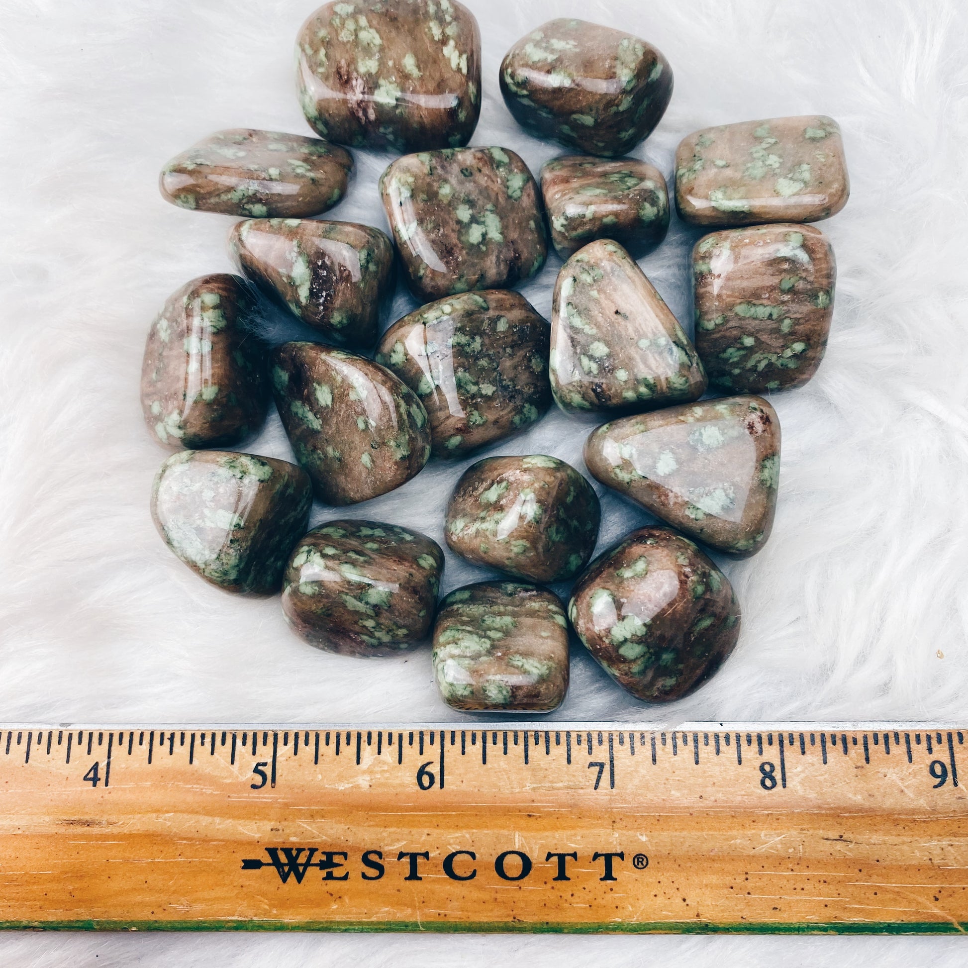 Nundoorite Tumbled Stones - The Bead N Crystal & Enclave Gems