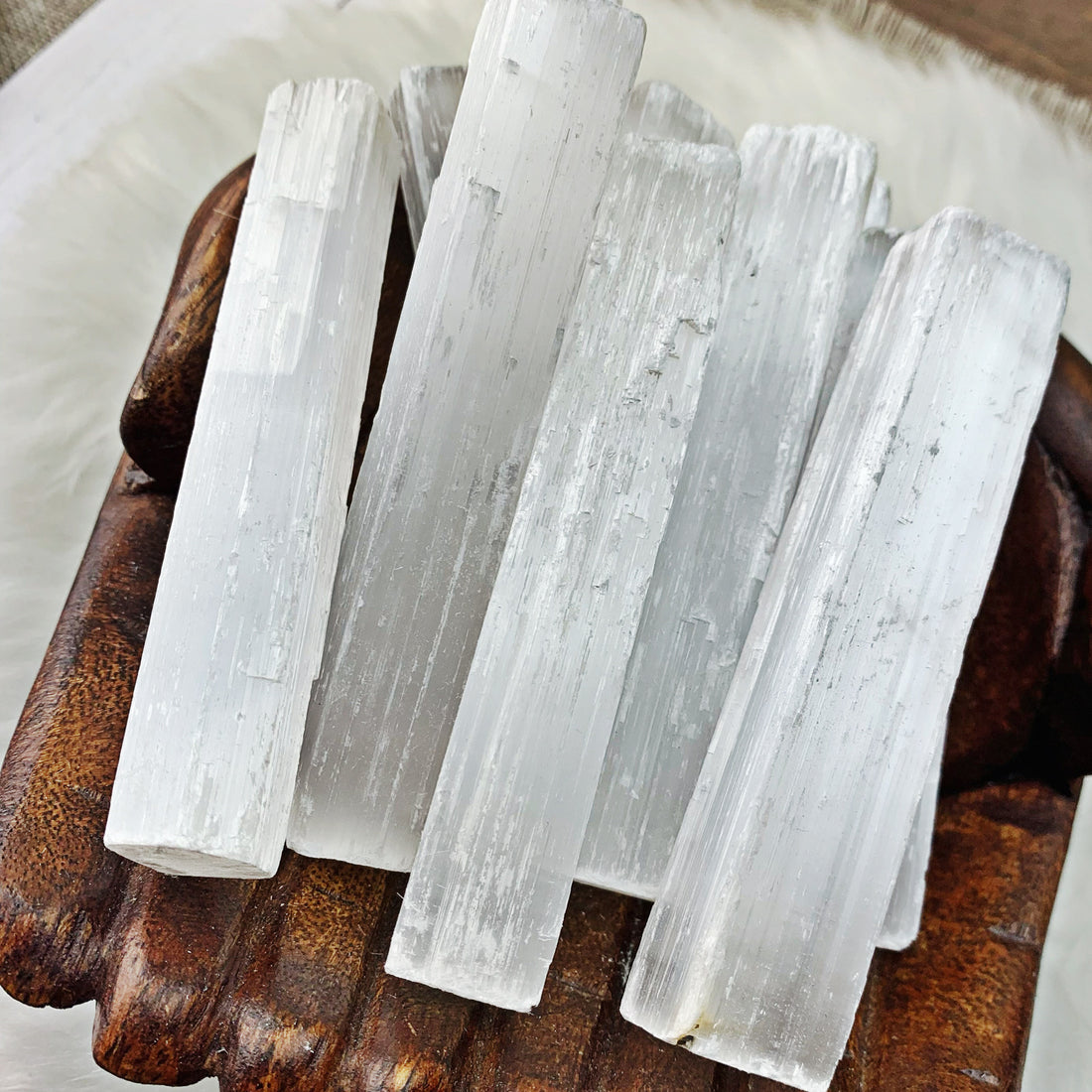 Selenite Stick (19) - The Bead N Crystal & Enclave Gems