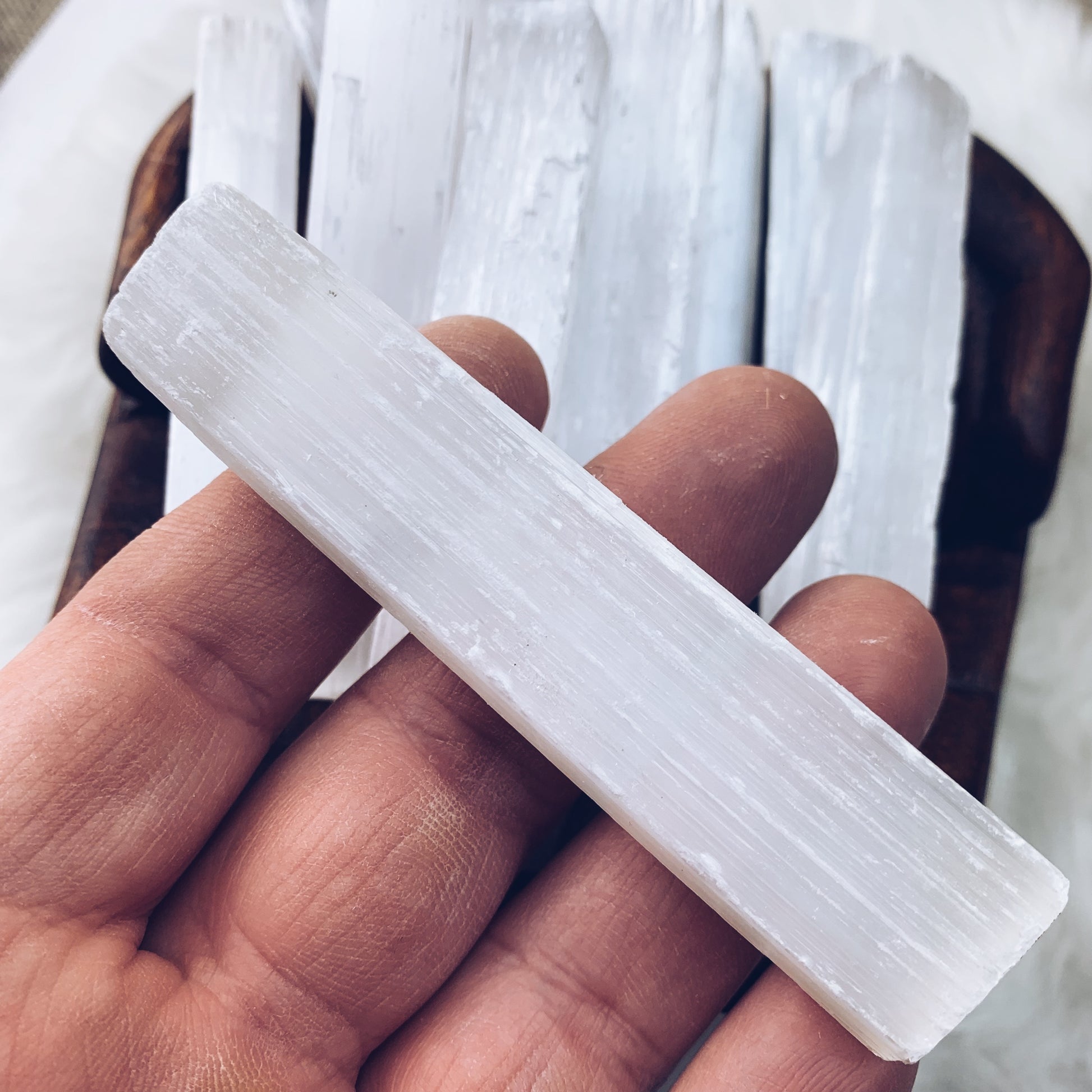 Selenite Stick (19) - The Bead N Crystal & Enclave Gems