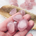 Rose Quartz Tumbled Stones - The Bead N Crystal & Enclave Gems