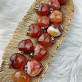 Carnelian Heart Pendant (944) - The Bead Shoppe & Enclave Gems