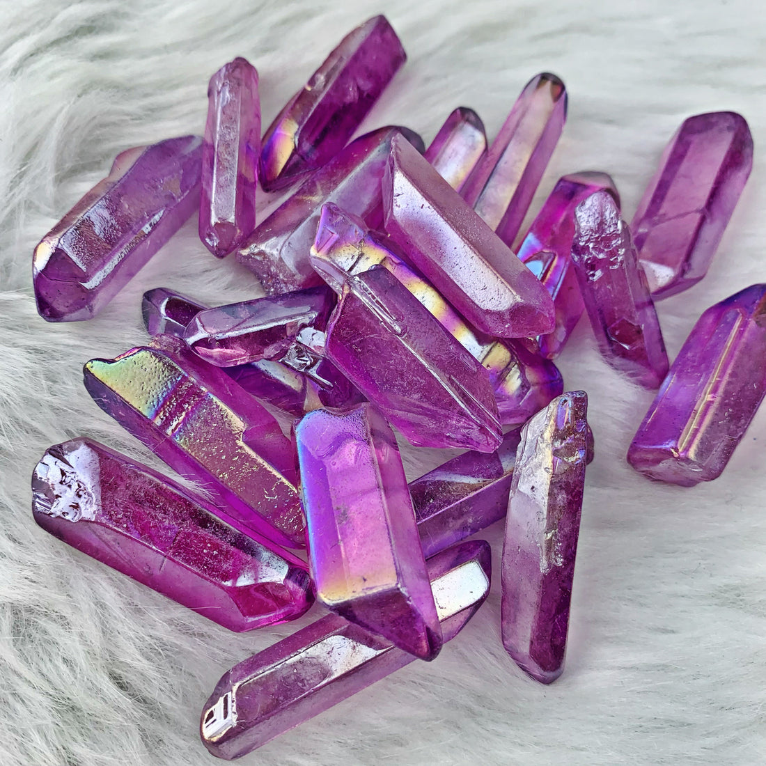 Pink Aura Quartz Point (958) - The Bead Shoppe & Enclave Gems