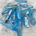 Aqua Aura Quartz Point (959) - The Bead Shoppe & Enclave Gems