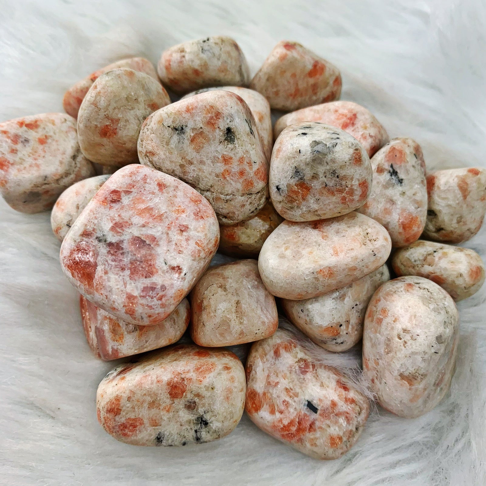 Sunstone Tumbled Stone (982) - The Bead Shoppe & Enclave Gems