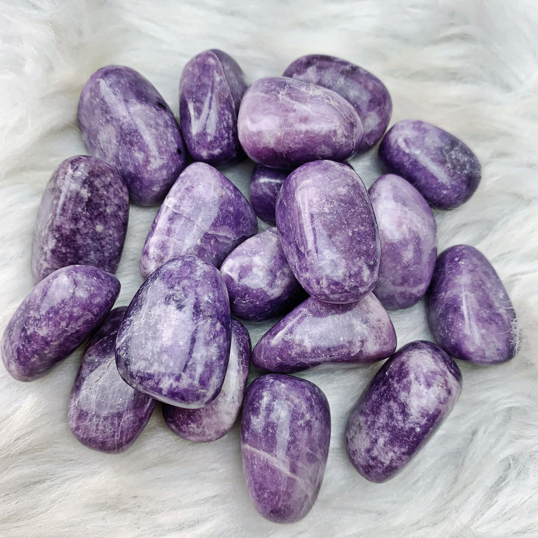 Lepidolite Tumbled Stone (981) - The Bead Shoppe & Enclave Gems