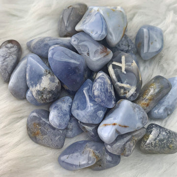 Chalcedony Tumbled Stones (Set of 3) (986) - The Bead Shoppe & Enclave Gems