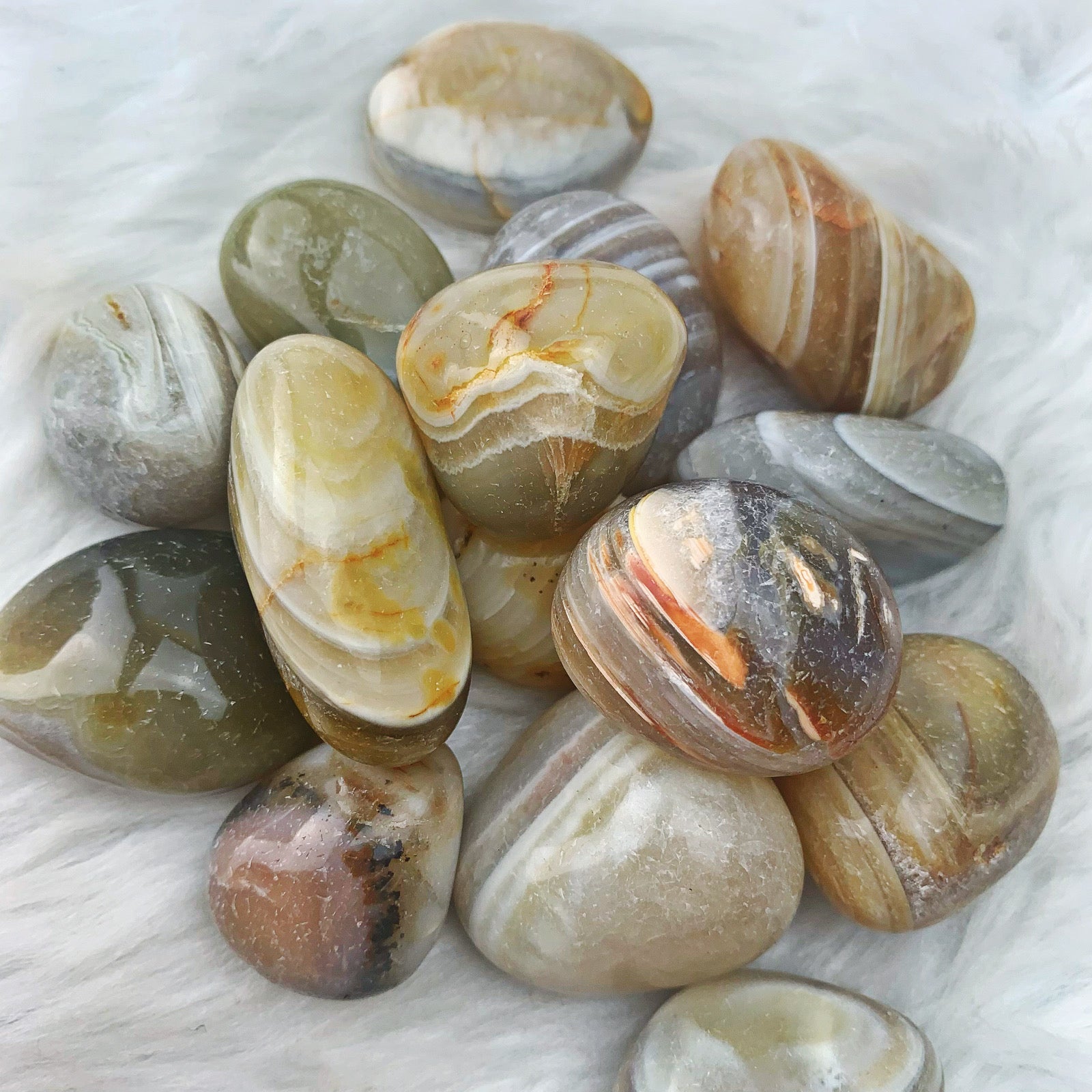 Agate Tumbled Stones (984) - The Bead Shoppe & Enclave Gems