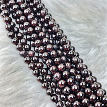 Garnet 6 mm - The Bead N Crystal & Enclave Gems