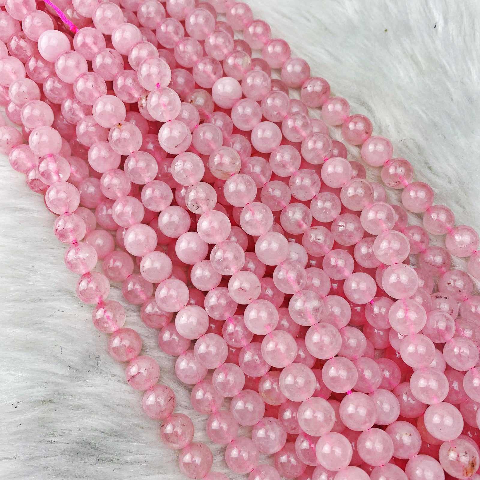 Rose Quartz 10 mm - The Bead N Crystal & Enclave Gems