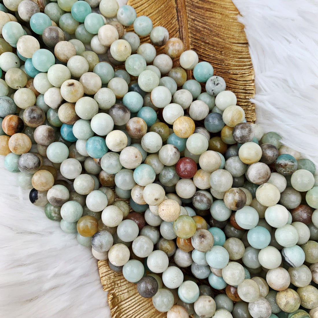 Amazonite 8 mm - The Bead N Crystal & Enclave Gems