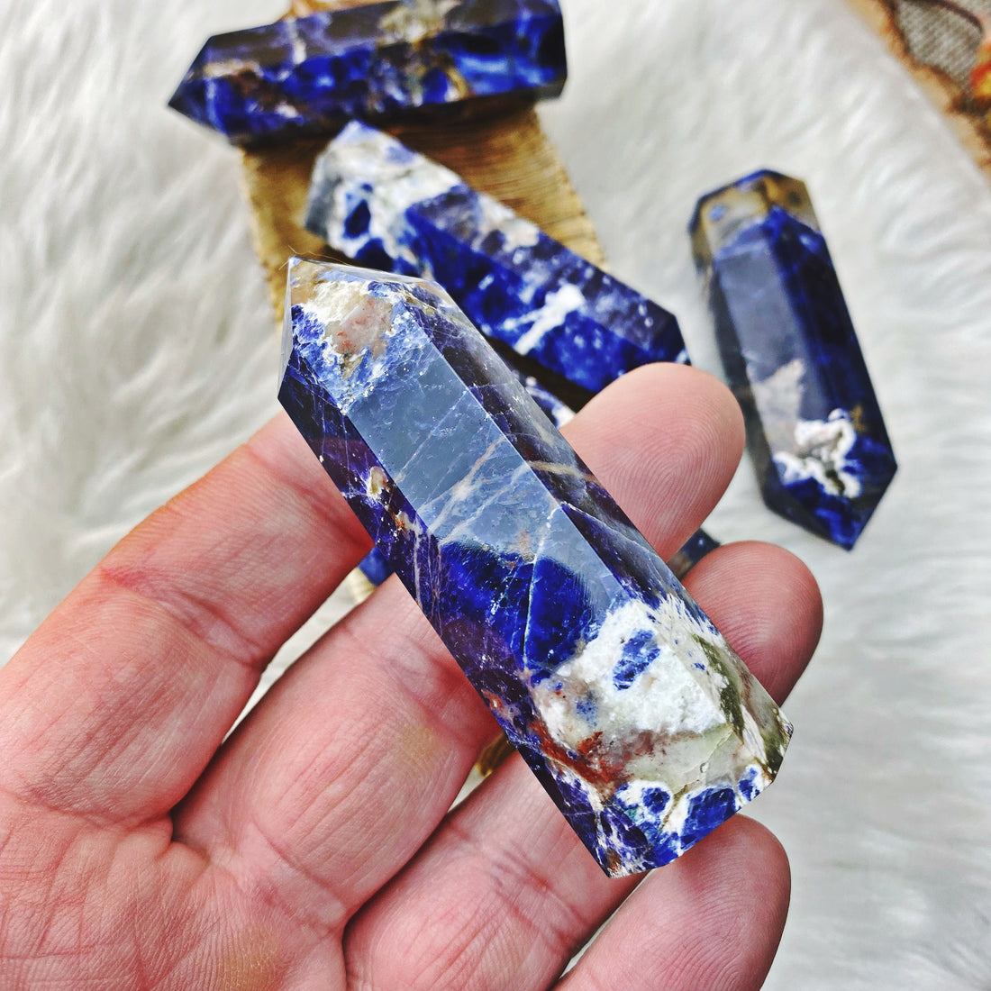 Sodalite Towers (47) - The Bead N Crystal & Enclave Gems