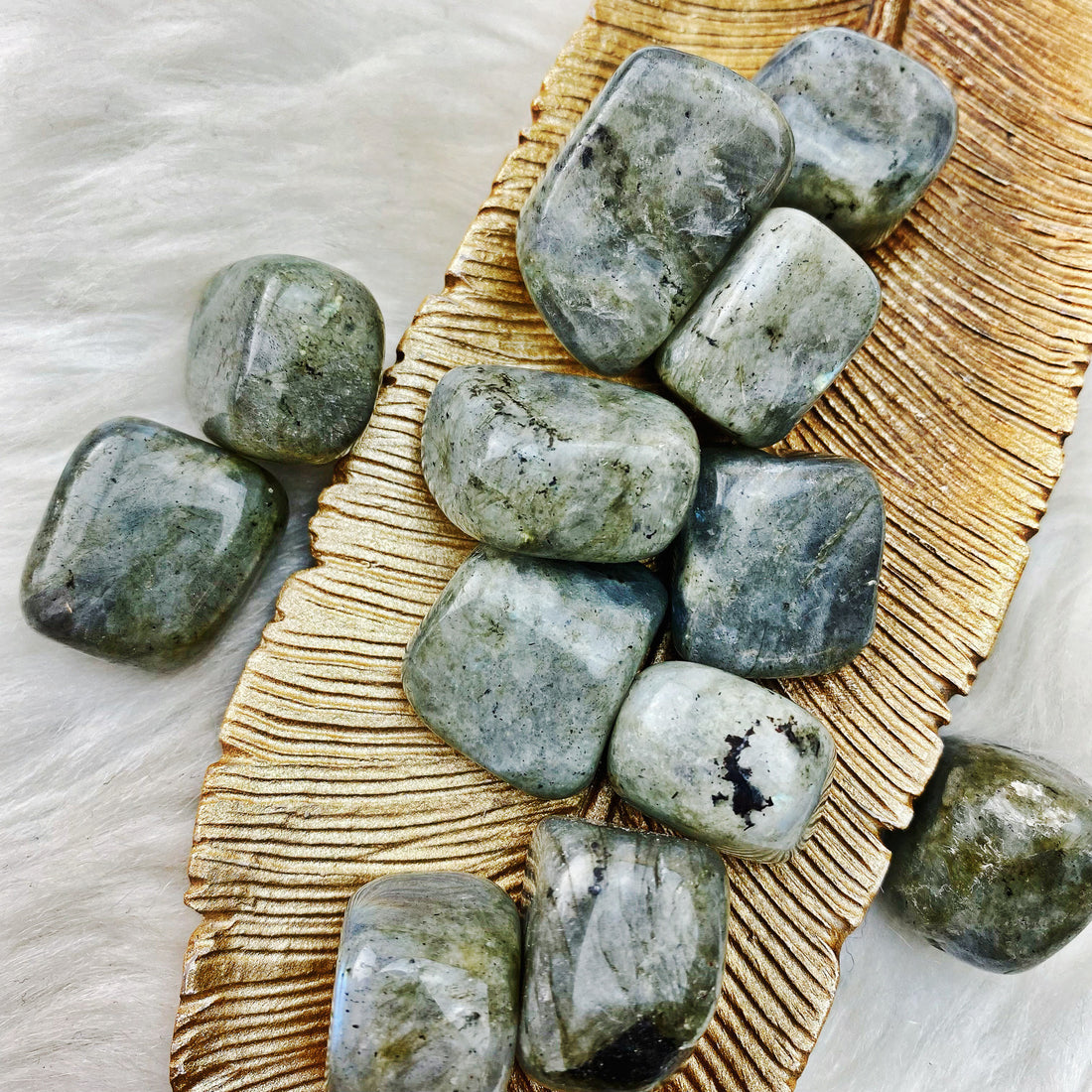 Labradorite Tumbled Stones (58) - The Bead N Crystal & Enclave Gems