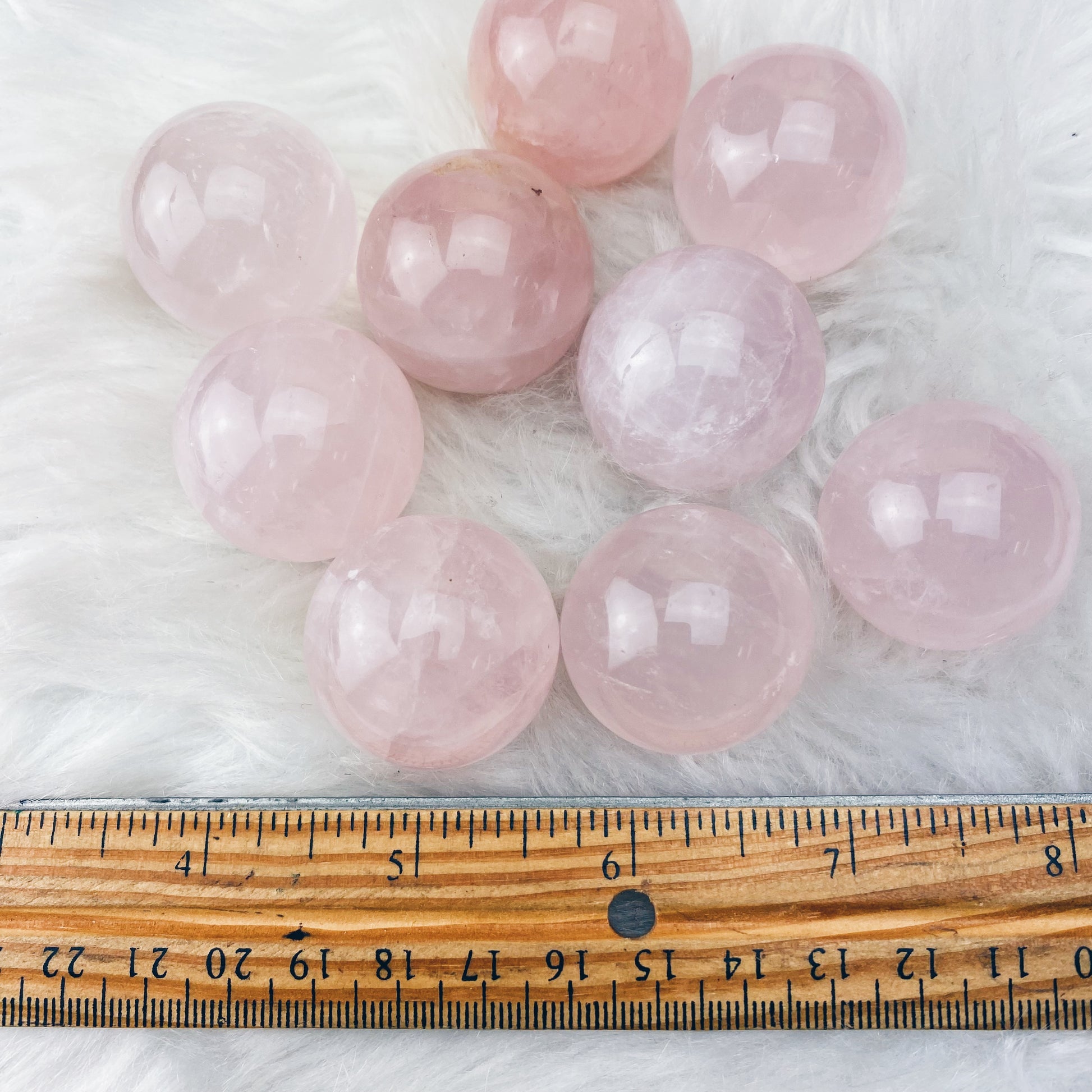 Rose Quartz Sphere 1 1/8" - The Bead N Crystal & Enclave Gems