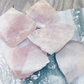 Rose Quartz Slab - The Bead N Crystal & Enclave Gems