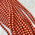 Red Jasper 8 mm - The Bead N Crystal & Enclave Gems