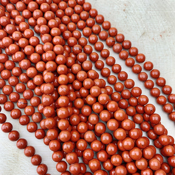 Red Jasper 8 mm - The Bead N Crystal & Enclave Gems