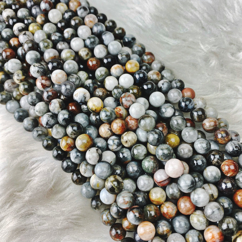 Eagle's Eye Pietersite 8 mm - The Bead N Crystal & Enclave Gems