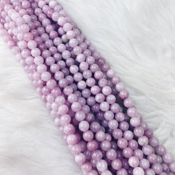 Kunzite 8 mm - The Bead N Crystal & Enclave Gems