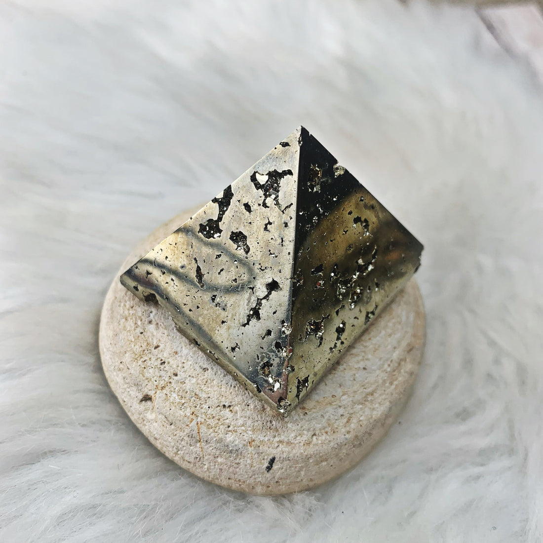 Pyrite Pyramid (30) - The Bead N Crystal & Enclave Gems