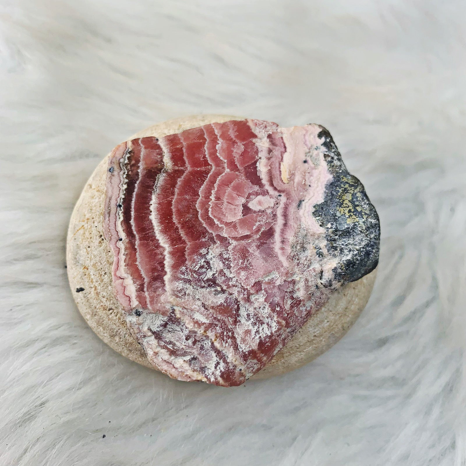 Rhodochrosite Slab (34) - The Bead N Crystal & Enclave Gems