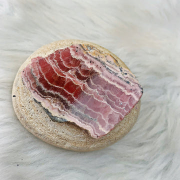 Rhodochrosite Slab (35) - The Bead N Crystal & Enclave Gems