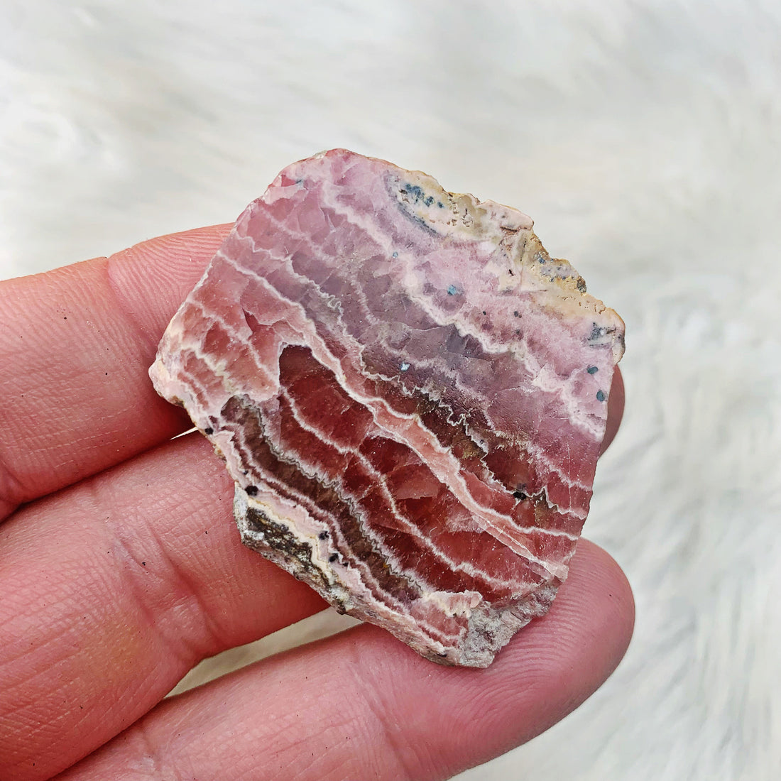 Rhodochrosite Slab (35) - The Bead N Crystal & Enclave Gems