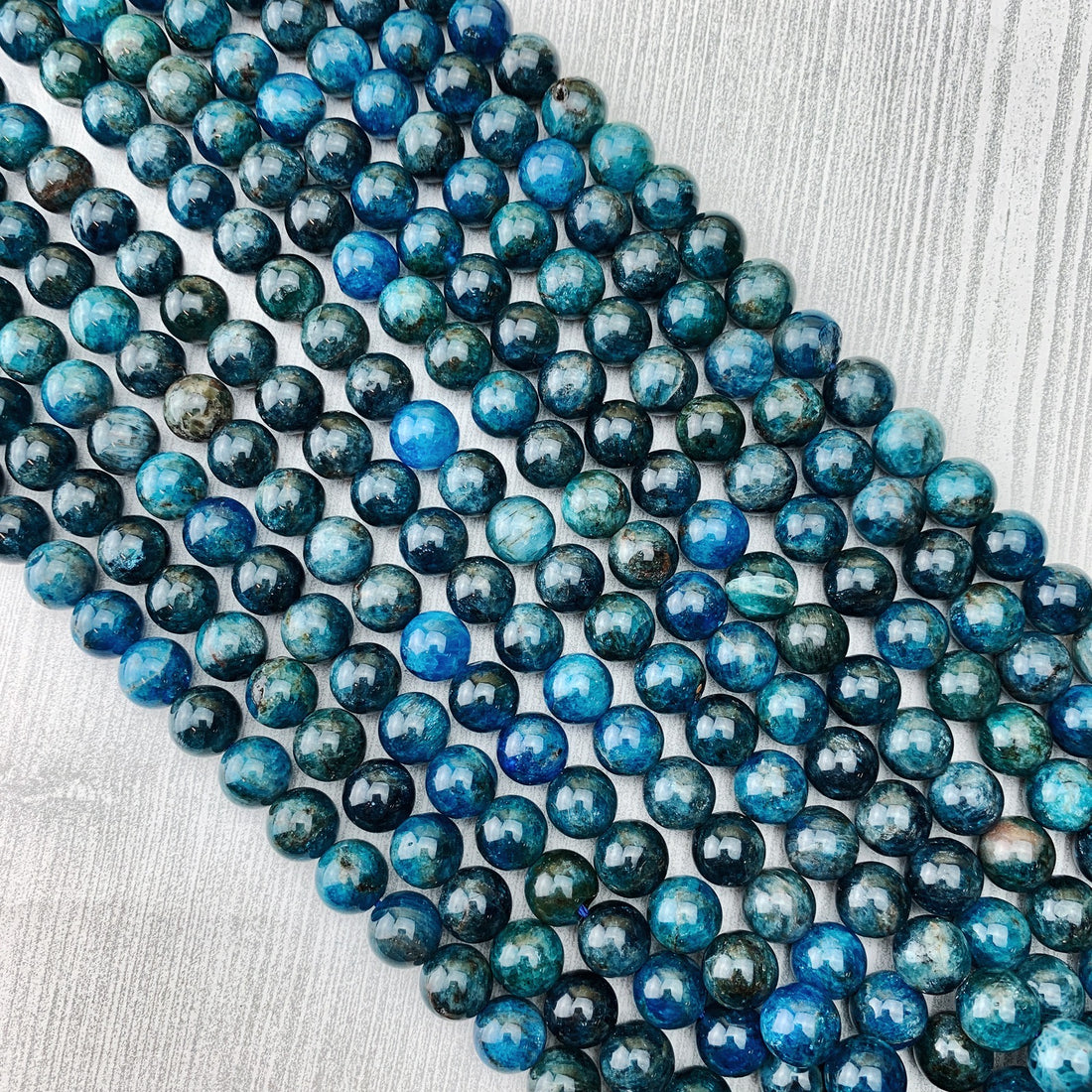 Apatite 10 mm - The Bead N Crystal & Enclave Gems