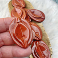 Red Jasper Yoni (42) - The Bead N Crystal & Enclave Gems