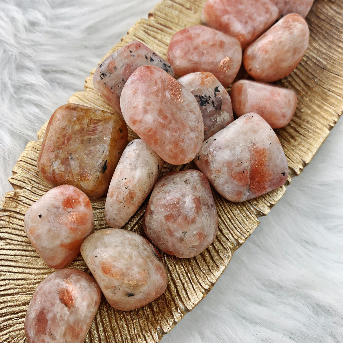 Sunstone Tumbled Stone (913) - The Bead Shoppe