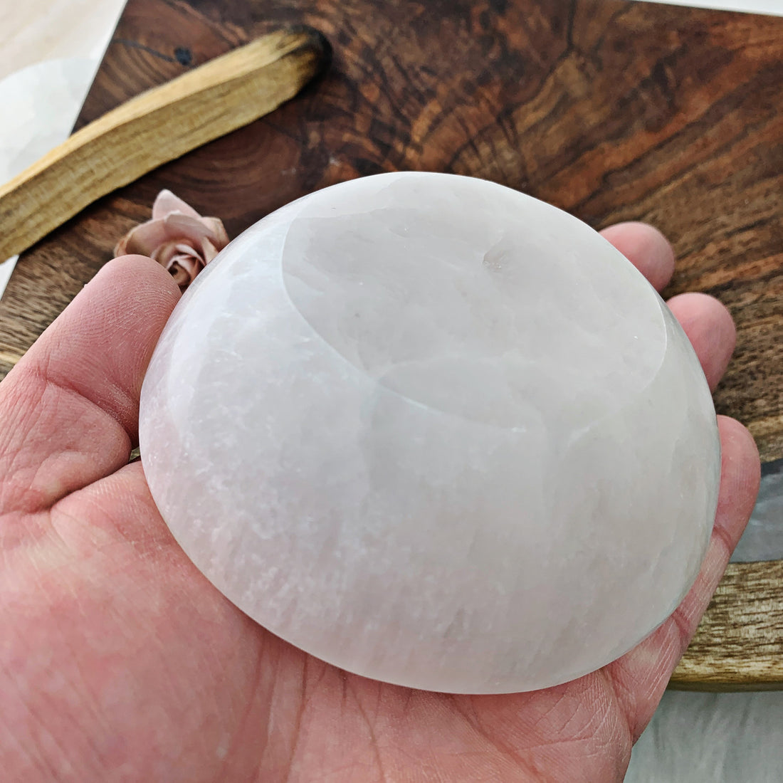 Selenite Bowl (671) - The Bead Shoppe