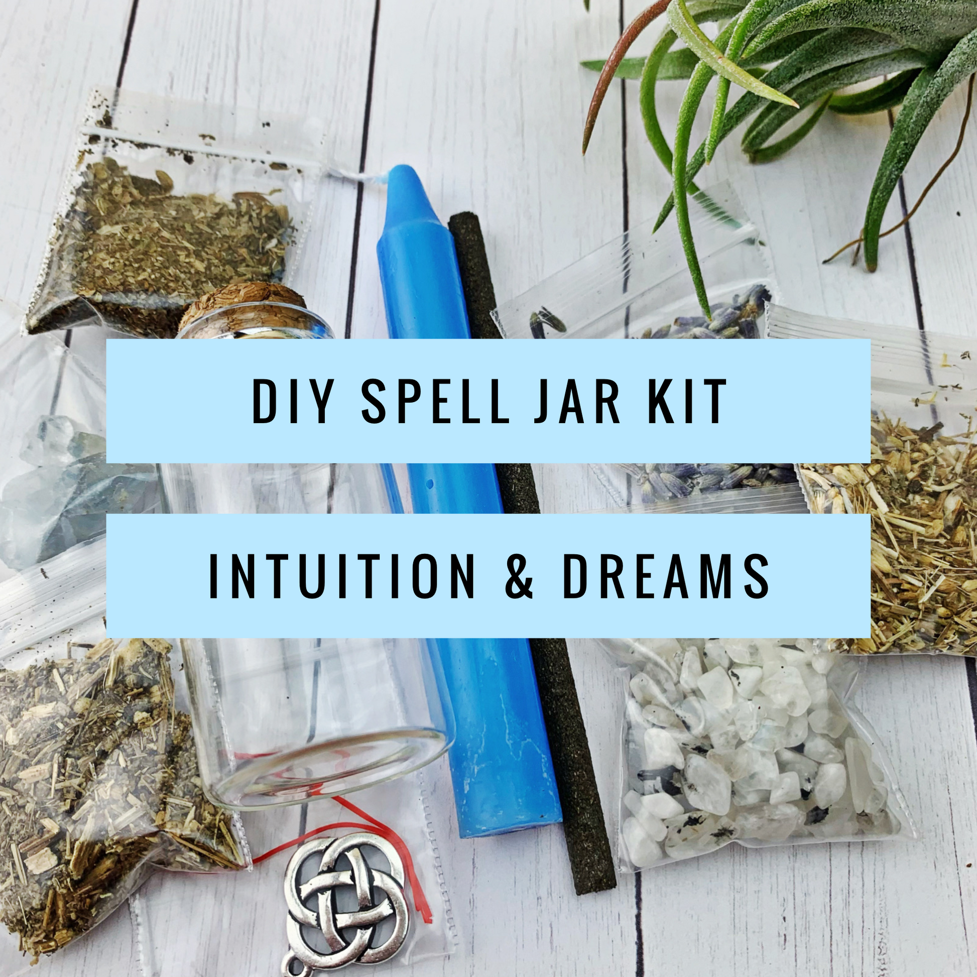 DIY Spell Jar - Intuition and Dreams - The Bead N Crystal & Enclave Gems