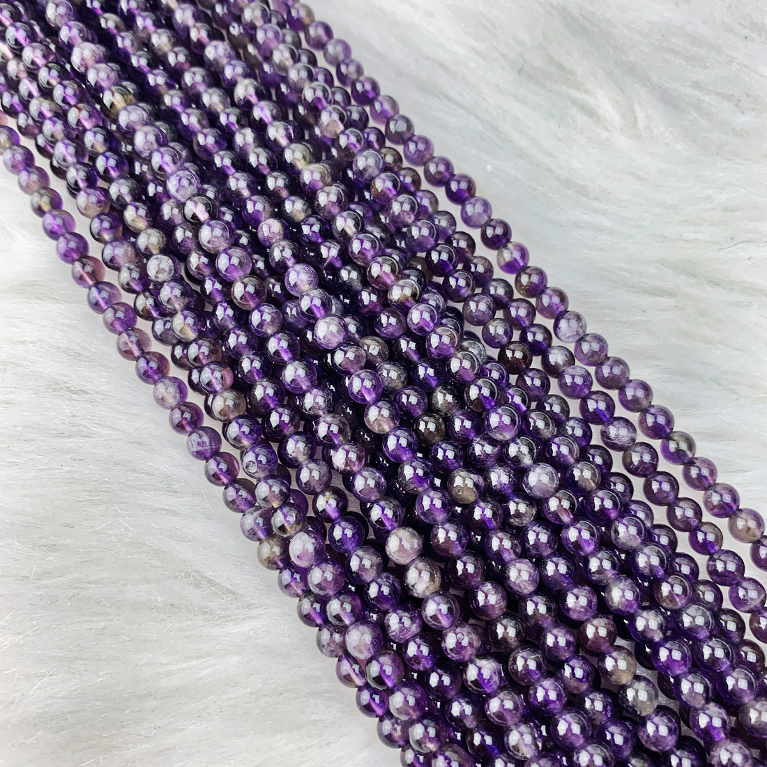 Amethyst 4 mm - The Bead N Crystal & Enclave Gems