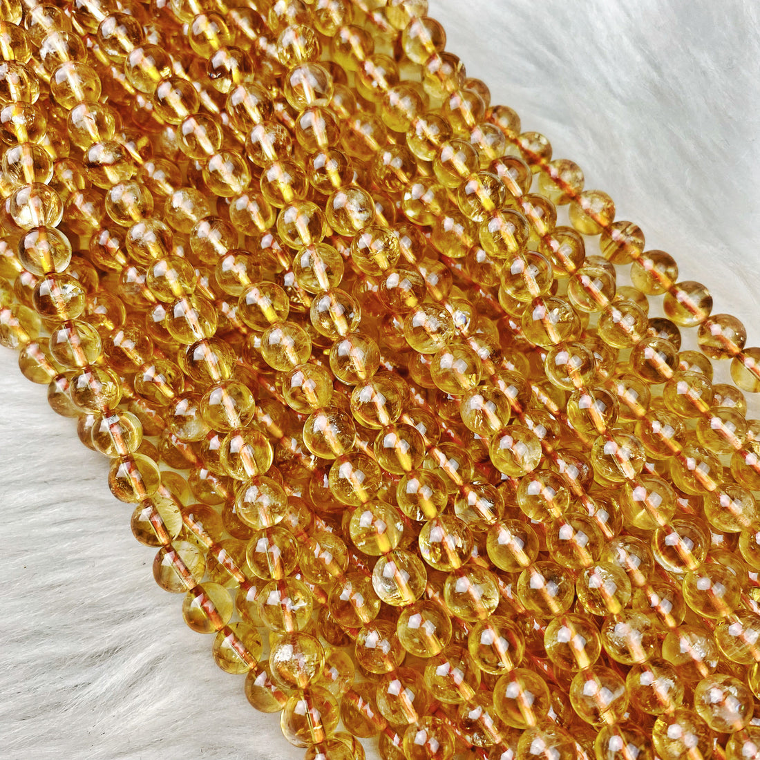 Citrine 8 mm - The Bead N Crystal & Enclave Gems