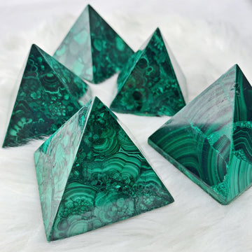 Malachite Pyramid (861) - The Bead Shoppe