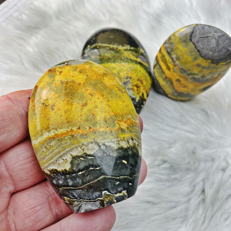 Bumblebee Jasper Freestanding  Towers - WOW! - The Bead N Crystal & Enclave Gems