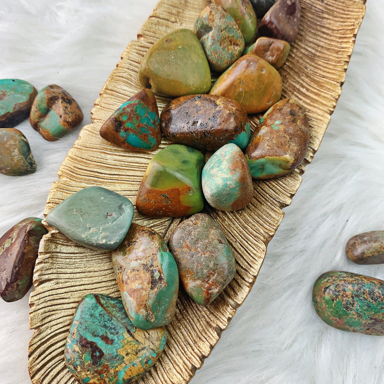 Turquoise Tumbled Stones (Set of 3) (829) - The Bead Shoppe