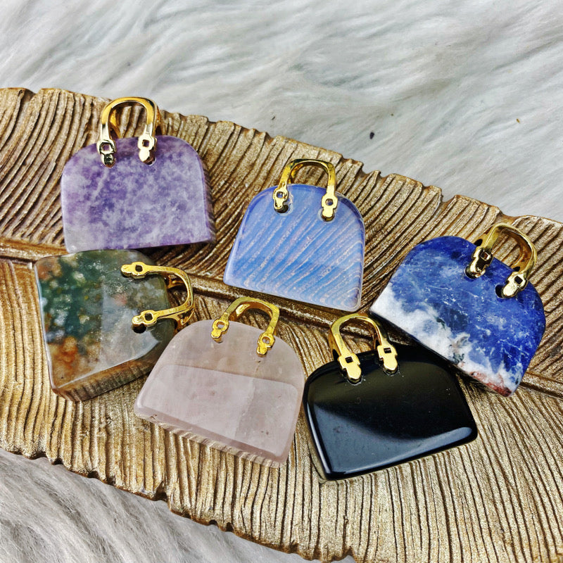 Crystal Purses - Assorted Gemstones - The Bead N Crystal & Enclave Gems