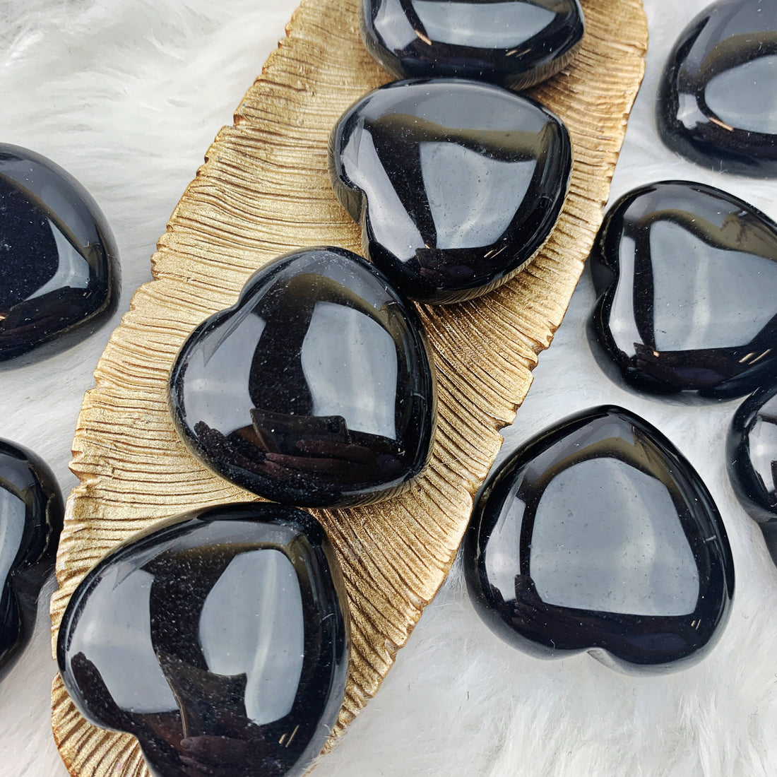 Obsidian Heart (850) - The Bead Shoppe