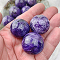 Charoite Sphere (863) - The Bead Shoppe