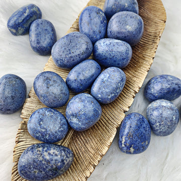 Dumortierite Tumbled Stone (877) - The Bead Shoppe