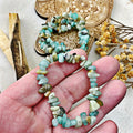 Amazonite Chip Stretch Bracelet - The Bead N Crystal & Enclave Gems