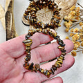 Tiger's Eye Chip Stretch Bracelet - The Bead N Crystal & Enclave Gems