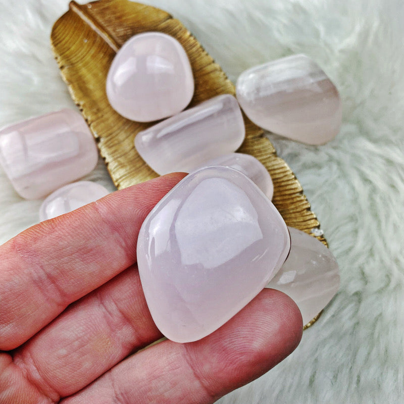 Mangano Calcite Tumbled Stones - So Pretty! - The Bead N Crystal & Enclave Gems