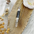 Shungite /w Crystal Quartz Pendulum (894) - The Bead Shoppe