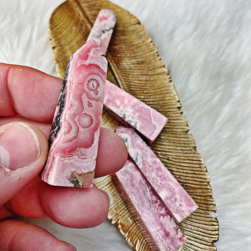 Rhodochrosite Mini Tower - Stunning Color! - The Bead N Crystal & Enclave Gems