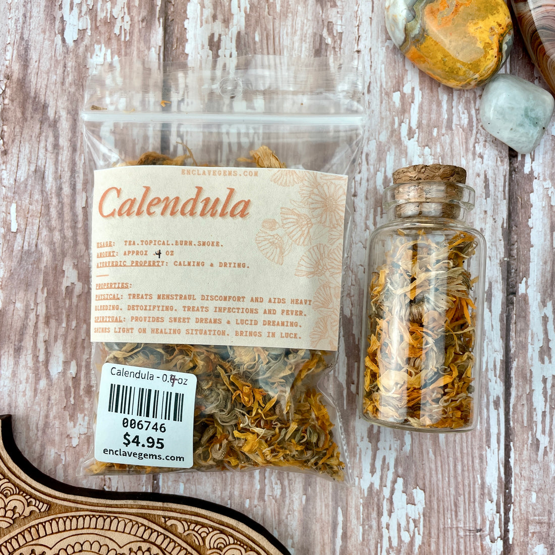 Calendula - 0.4 oz - The Bead N Crystal & Enclave Gems