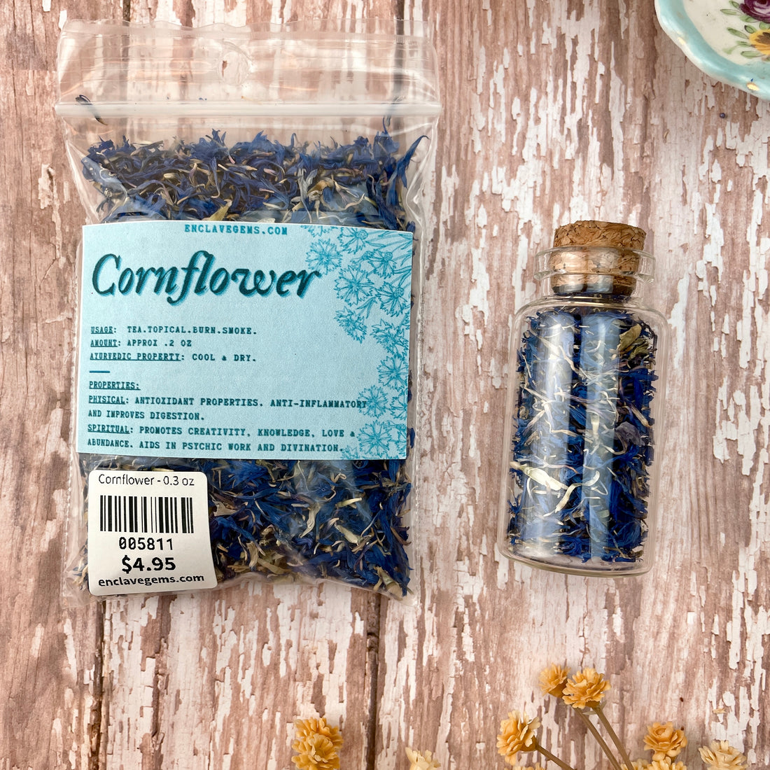 Cornflower - 0.3 oz - The Bead N Crystal & Enclave Gems