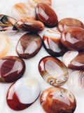 Carnelian Palm Stones - The Bead N Crystal & Enclave Gems